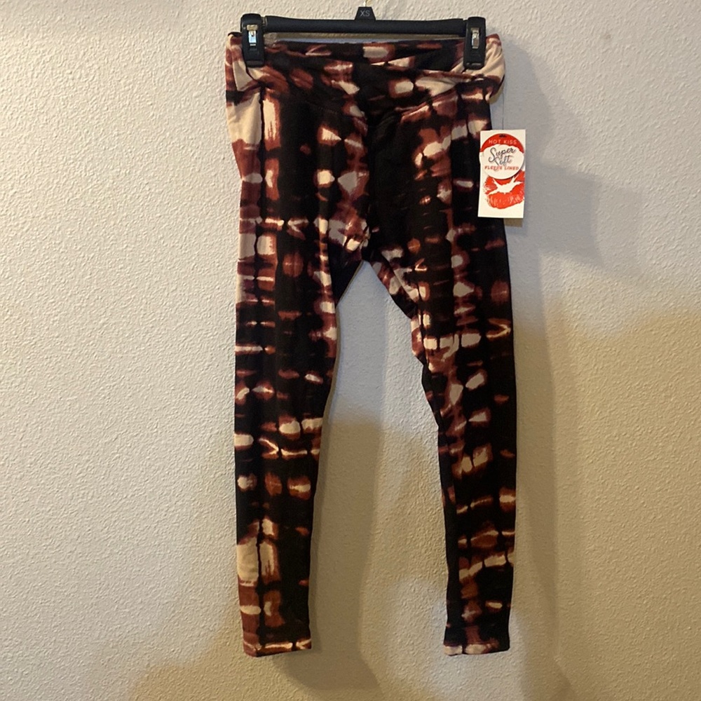 NWT Hot Kiss tie dye leggings size medium